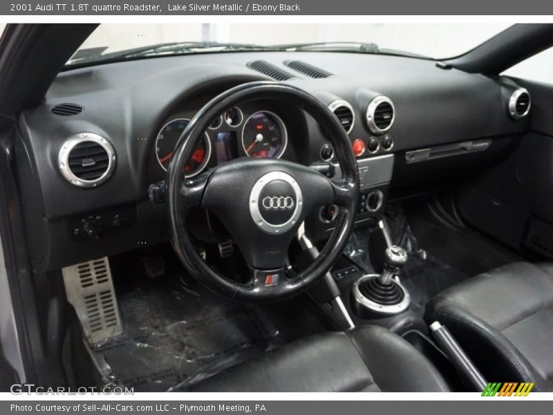 Lake Silver Metallic / Ebony Black 2001 Audi TT 1.8T quattro Roadster