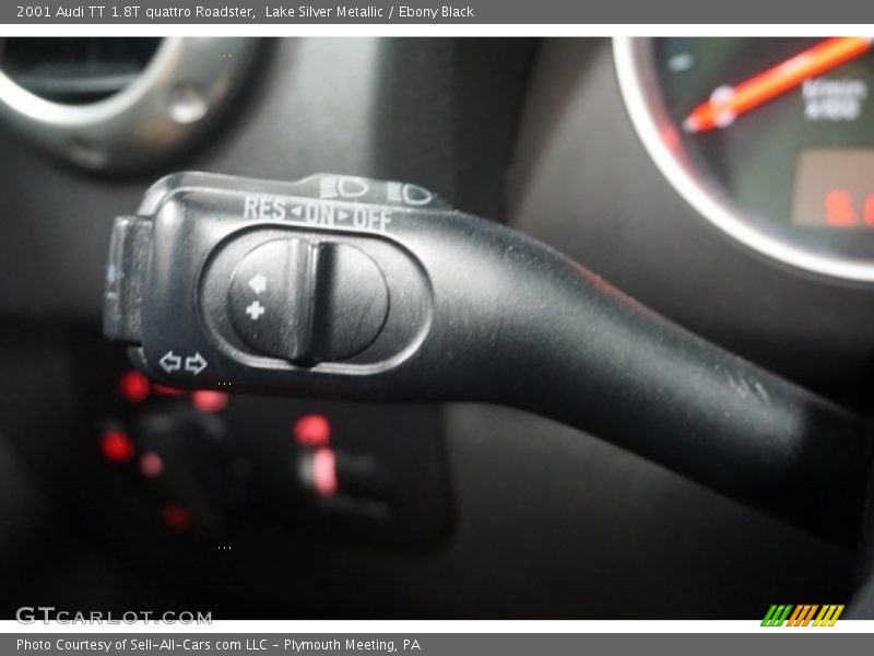 Lake Silver Metallic / Ebony Black 2001 Audi TT 1.8T quattro Roadster