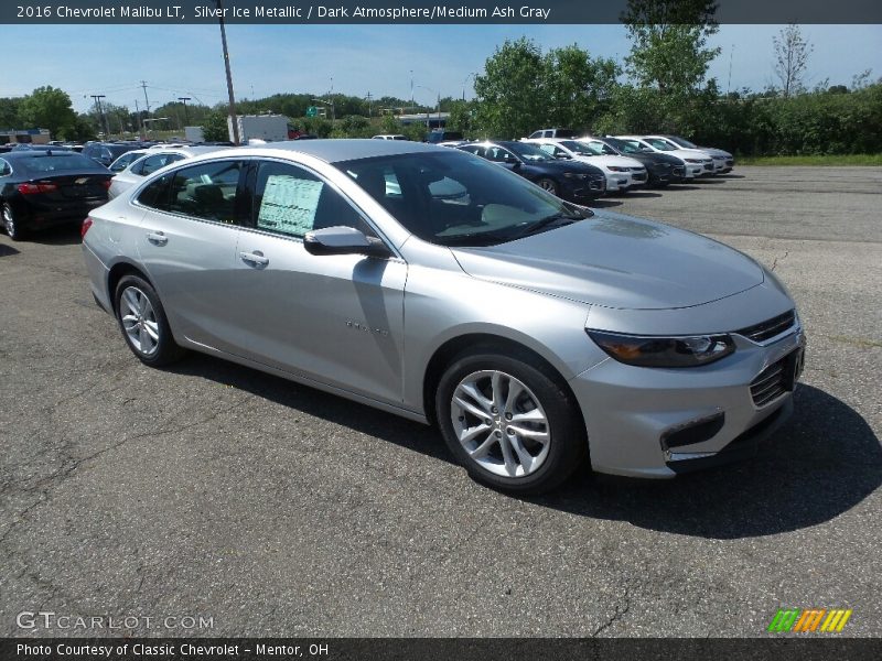 Silver Ice Metallic / Dark Atmosphere/Medium Ash Gray 2016 Chevrolet Malibu LT