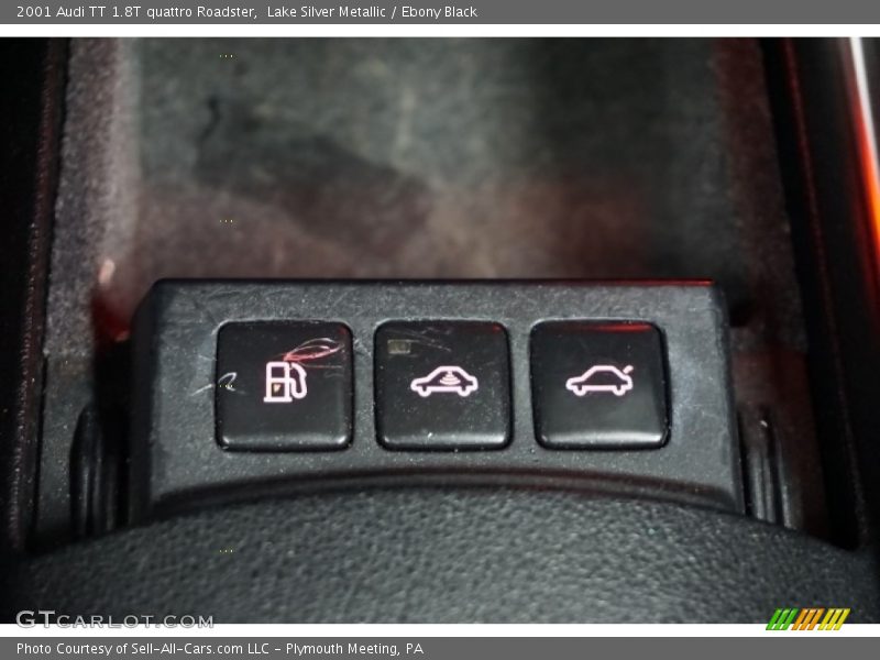 Lake Silver Metallic / Ebony Black 2001 Audi TT 1.8T quattro Roadster