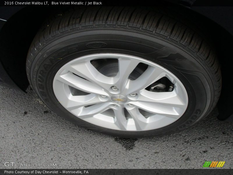 Blue Velvet Metallic / Jet Black 2016 Chevrolet Malibu LT