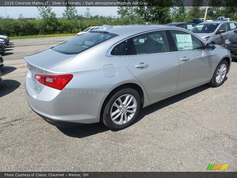 Silver Ice Metallic / Dark Atmosphere/Medium Ash Gray 2016 Chevrolet Malibu LT