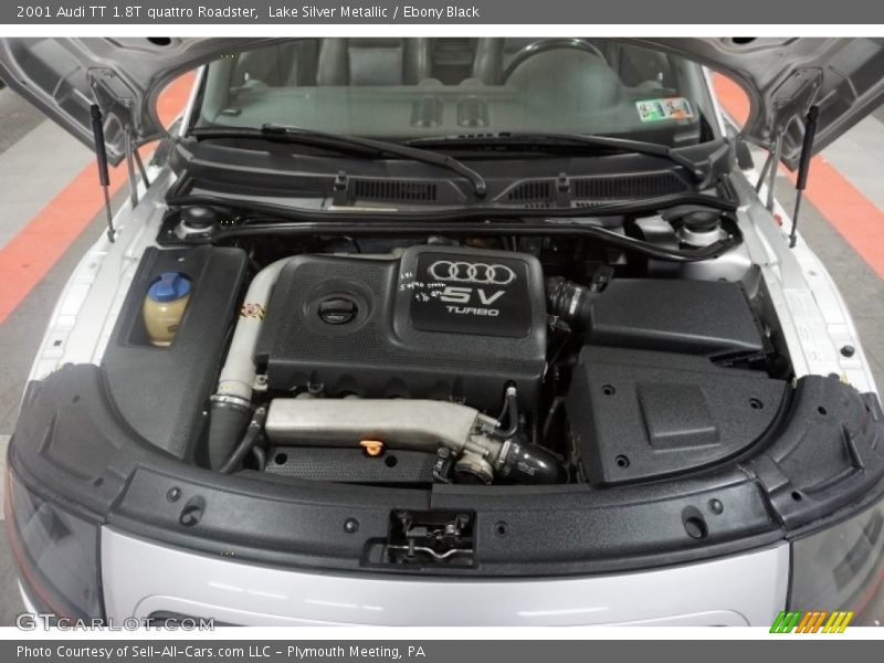 Lake Silver Metallic / Ebony Black 2001 Audi TT 1.8T quattro Roadster