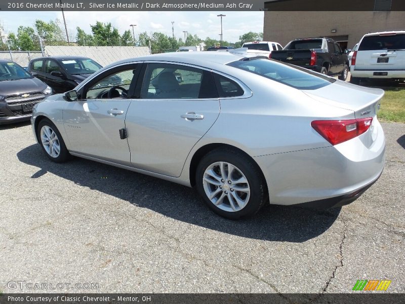 Silver Ice Metallic / Dark Atmosphere/Medium Ash Gray 2016 Chevrolet Malibu LT