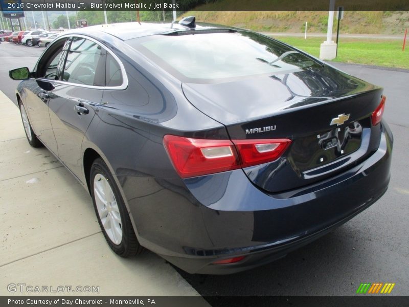 Blue Velvet Metallic / Jet Black 2016 Chevrolet Malibu LT