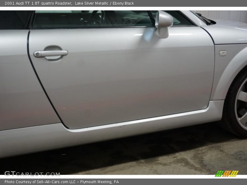 Lake Silver Metallic / Ebony Black 2001 Audi TT 1.8T quattro Roadster