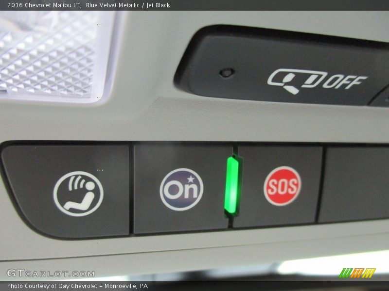 Blue Velvet Metallic / Jet Black 2016 Chevrolet Malibu LT