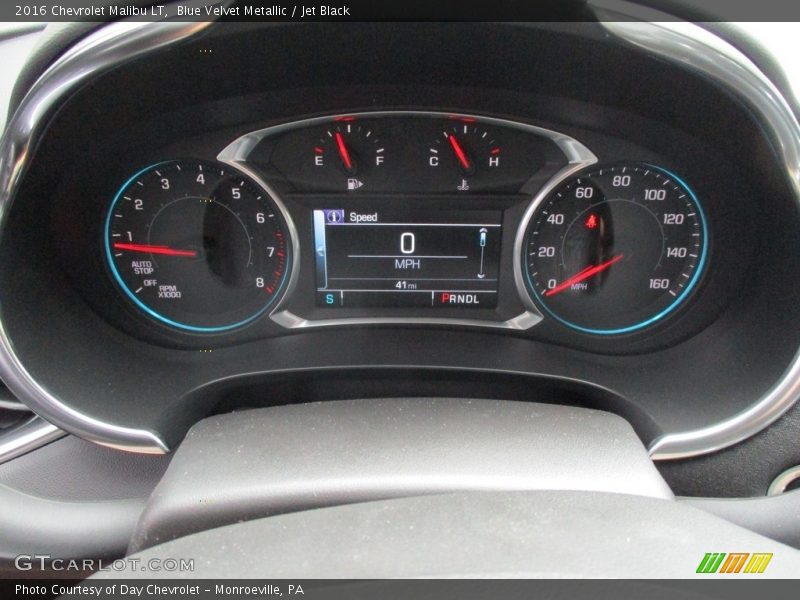Blue Velvet Metallic / Jet Black 2016 Chevrolet Malibu LT