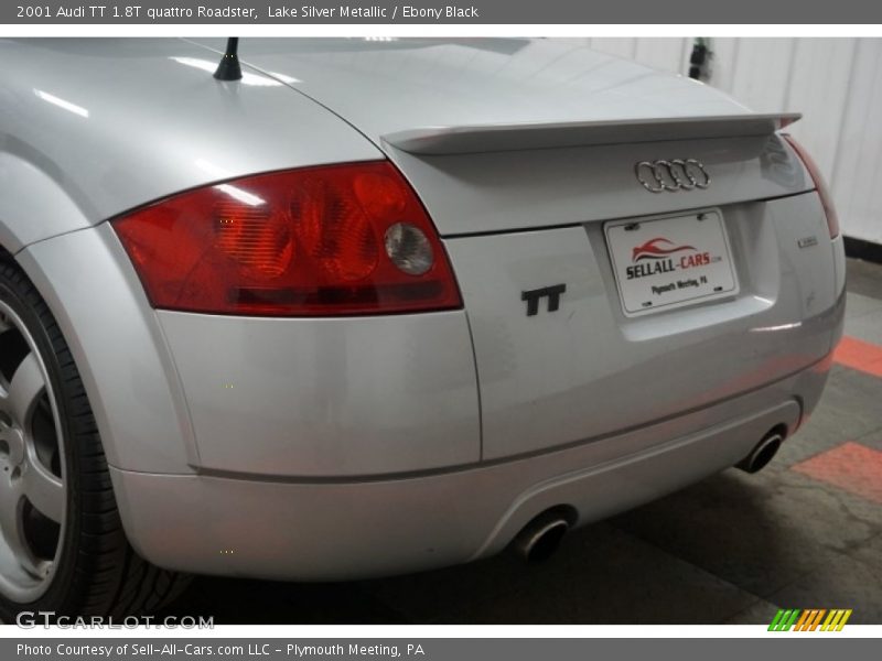 Lake Silver Metallic / Ebony Black 2001 Audi TT 1.8T quattro Roadster