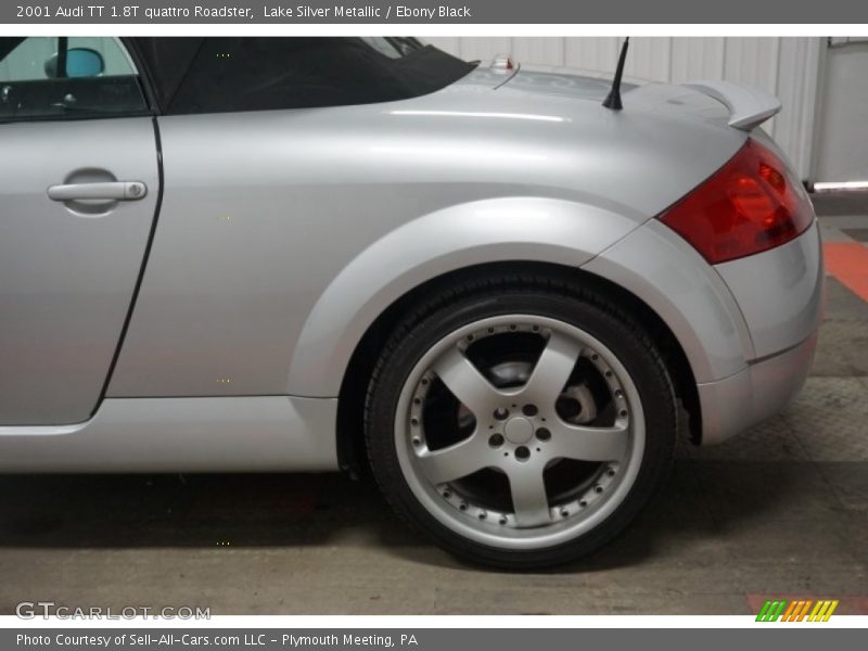 Lake Silver Metallic / Ebony Black 2001 Audi TT 1.8T quattro Roadster