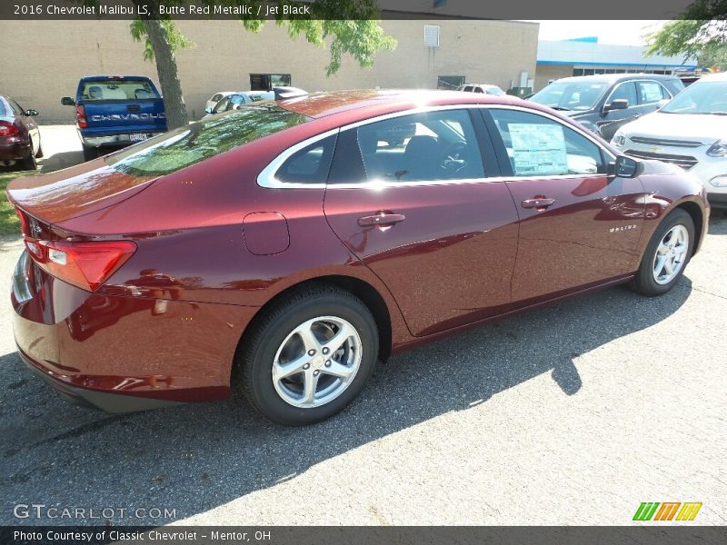 Butte Red Metallic / Jet Black 2016 Chevrolet Malibu LS