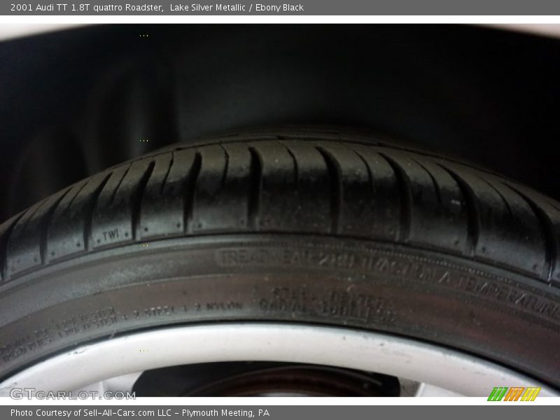 Lake Silver Metallic / Ebony Black 2001 Audi TT 1.8T quattro Roadster