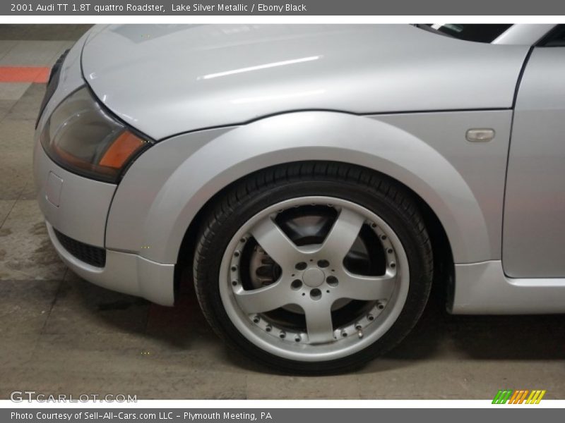 Lake Silver Metallic / Ebony Black 2001 Audi TT 1.8T quattro Roadster