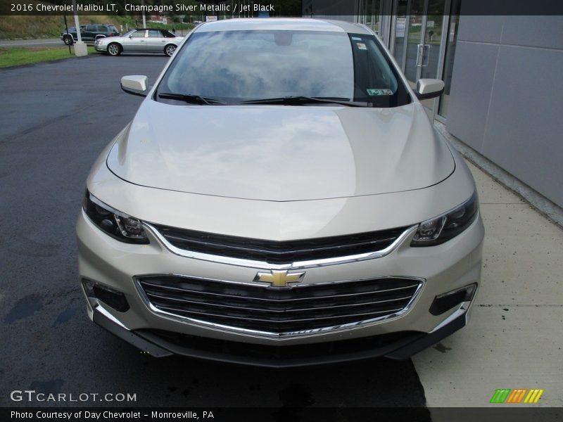 Champagne Silver Metallic / Jet Black 2016 Chevrolet Malibu LT