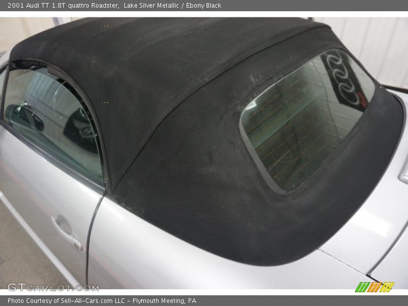 Lake Silver Metallic / Ebony Black 2001 Audi TT 1.8T quattro Roadster