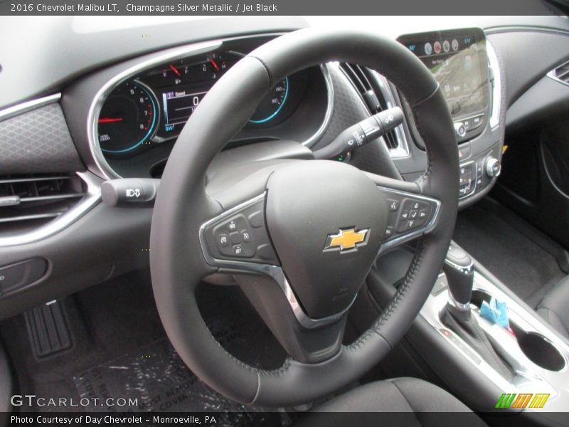 Champagne Silver Metallic / Jet Black 2016 Chevrolet Malibu LT