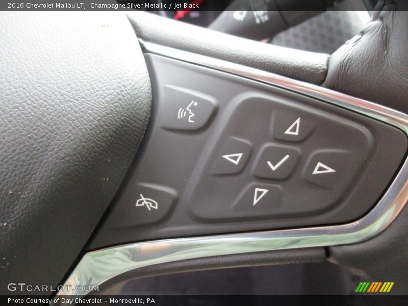 Champagne Silver Metallic / Jet Black 2016 Chevrolet Malibu LT
