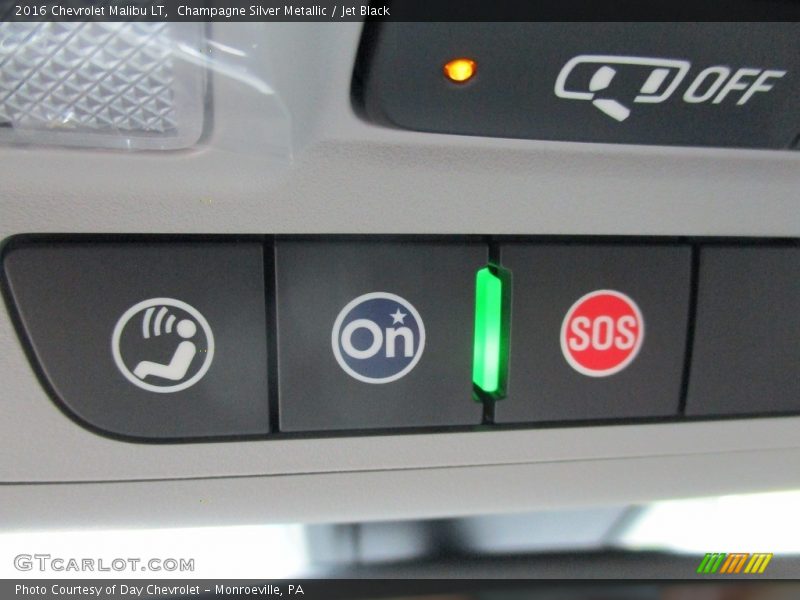 Champagne Silver Metallic / Jet Black 2016 Chevrolet Malibu LT