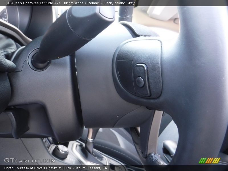 Bright White / Iceland - Black/Iceland Gray 2014 Jeep Cherokee Latitude 4x4