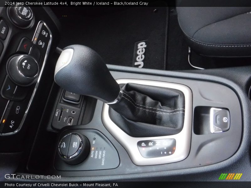 Bright White / Iceland - Black/Iceland Gray 2014 Jeep Cherokee Latitude 4x4