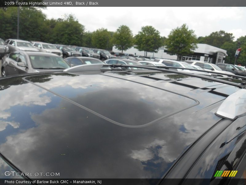 Black / Black 2009 Toyota Highlander Limited 4WD