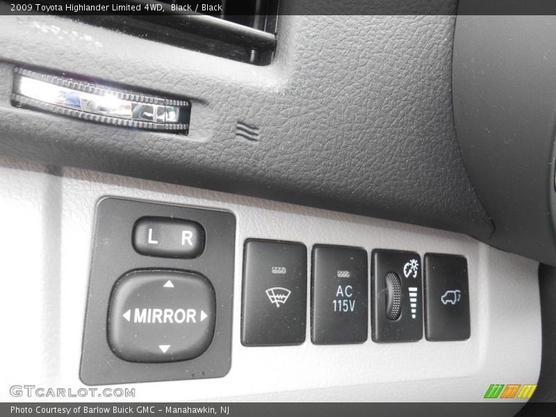Black / Black 2009 Toyota Highlander Limited 4WD
