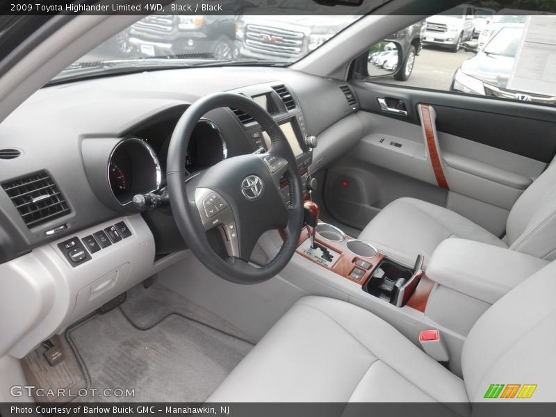 Black / Black 2009 Toyota Highlander Limited 4WD