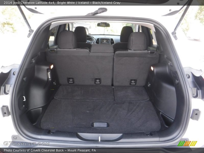 Bright White / Iceland - Black/Iceland Gray 2014 Jeep Cherokee Latitude 4x4