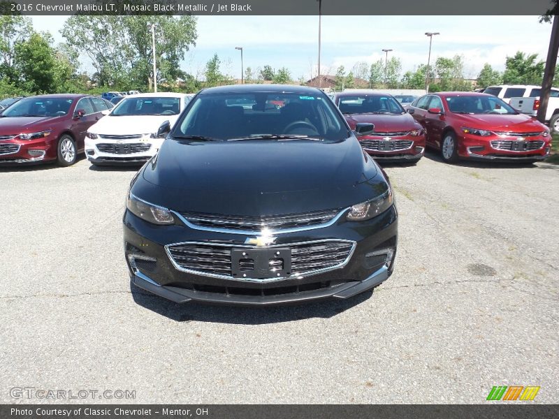 Mosaic Black Metallic / Jet Black 2016 Chevrolet Malibu LT