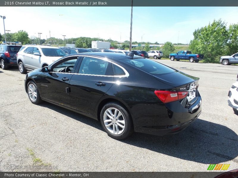 Mosaic Black Metallic / Jet Black 2016 Chevrolet Malibu LT