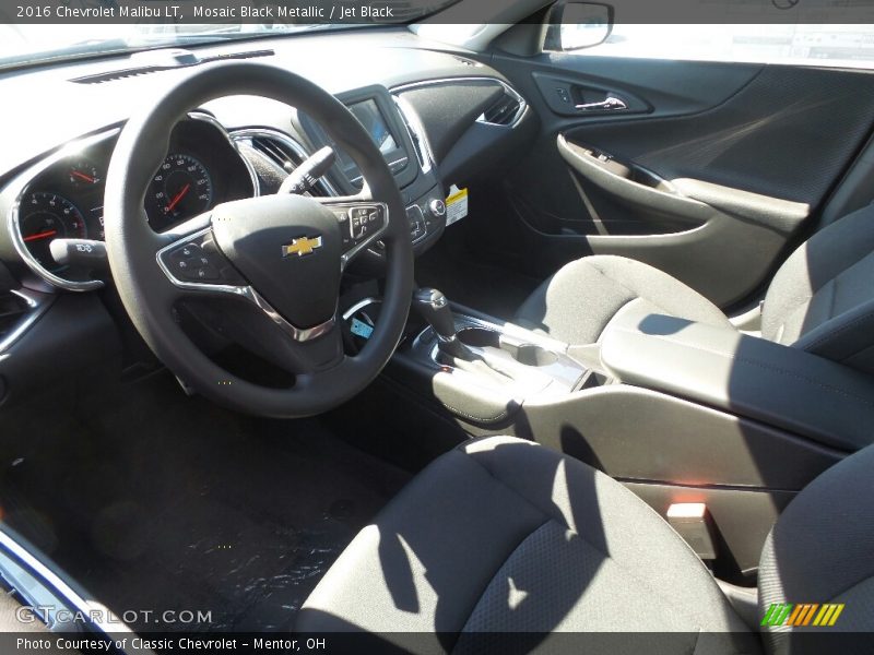 Mosaic Black Metallic / Jet Black 2016 Chevrolet Malibu LT
