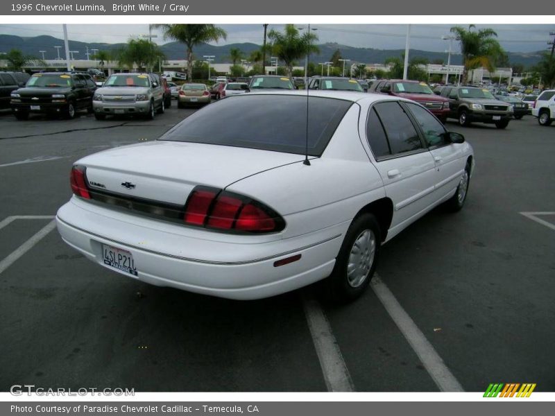 Bright White / Gray 1996 Chevrolet Lumina