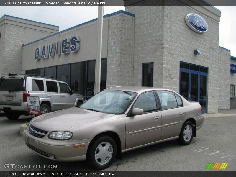 Sandrift Metallic / Neutral 2000 Chevrolet Malibu LS Sedan