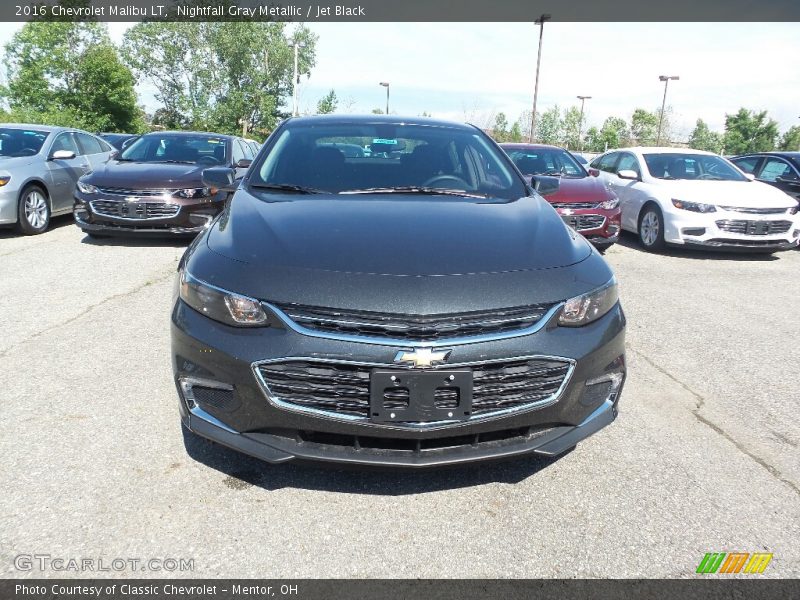 Nightfall Gray Metallic / Jet Black 2016 Chevrolet Malibu LT