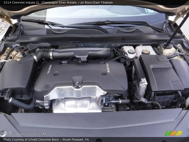 Champagne Silver Metallic / Jet Black/Dark Titanium 2014 Chevrolet Impala LS