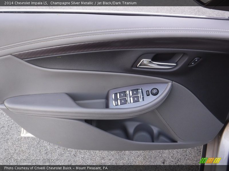 Champagne Silver Metallic / Jet Black/Dark Titanium 2014 Chevrolet Impala LS