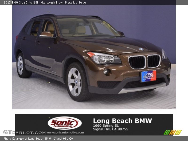 Marrakesh Brown Metallic / Beige 2013 BMW X1 sDrive 28i