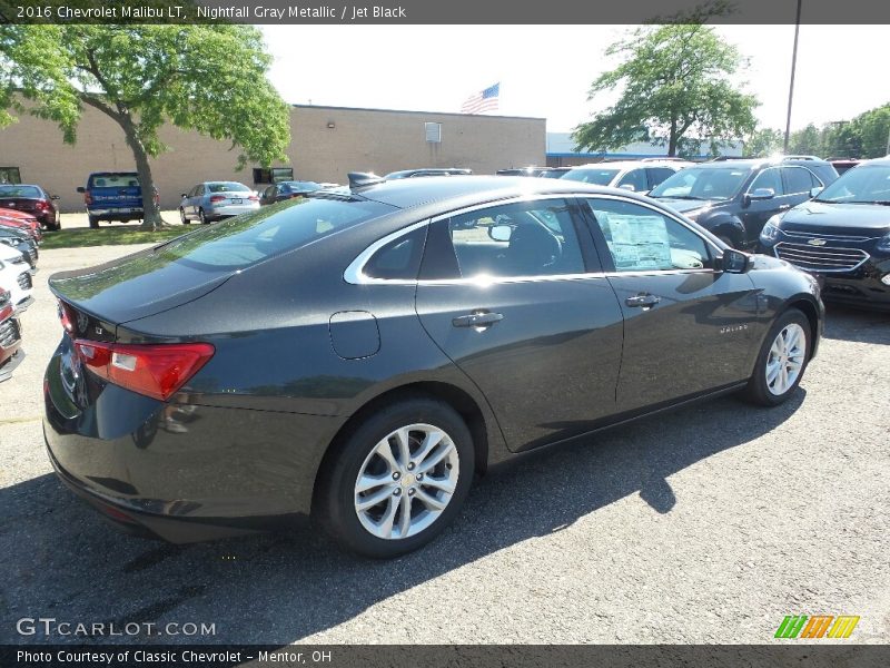 Nightfall Gray Metallic / Jet Black 2016 Chevrolet Malibu LT