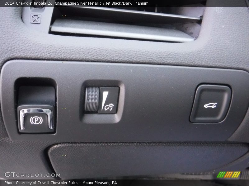 Champagne Silver Metallic / Jet Black/Dark Titanium 2014 Chevrolet Impala LS