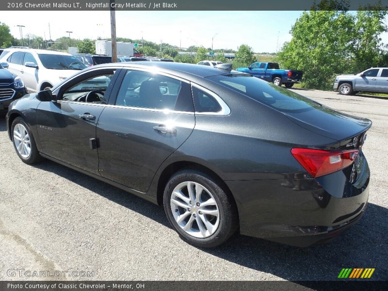 Nightfall Gray Metallic / Jet Black 2016 Chevrolet Malibu LT