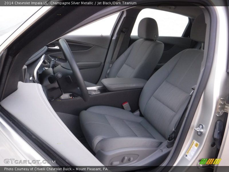 Champagne Silver Metallic / Jet Black/Dark Titanium 2014 Chevrolet Impala LS