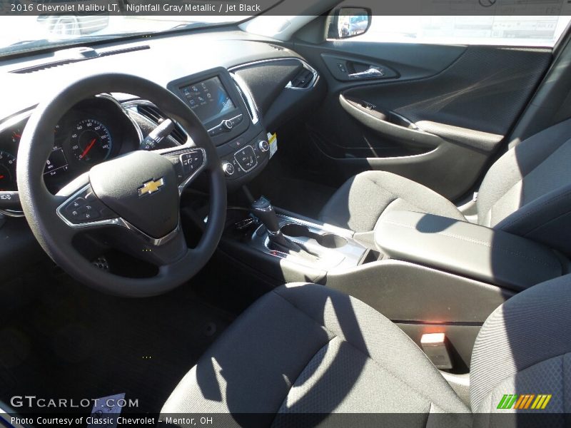 Nightfall Gray Metallic / Jet Black 2016 Chevrolet Malibu LT