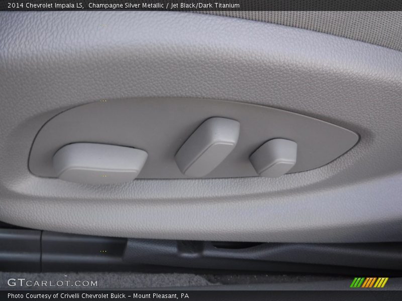 Champagne Silver Metallic / Jet Black/Dark Titanium 2014 Chevrolet Impala LS