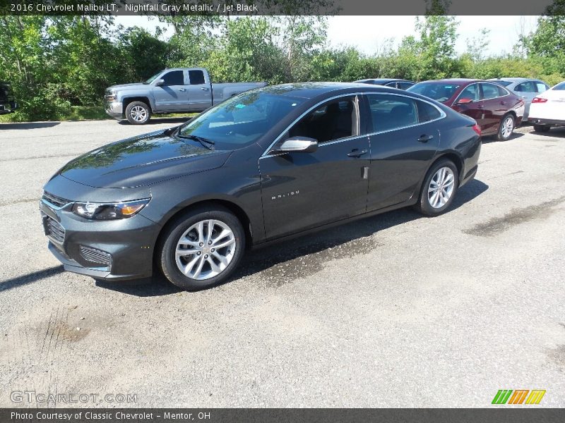 Nightfall Gray Metallic / Jet Black 2016 Chevrolet Malibu LT