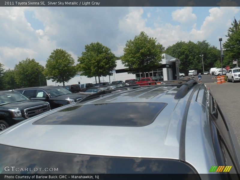 Silver Sky Metallic / Light Gray 2011 Toyota Sienna SE
