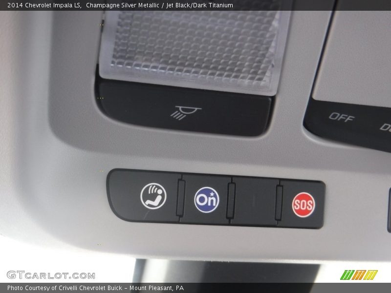 Champagne Silver Metallic / Jet Black/Dark Titanium 2014 Chevrolet Impala LS