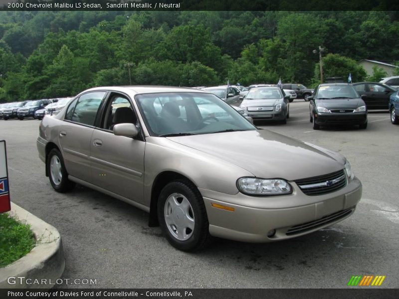 Sandrift Metallic / Neutral 2000 Chevrolet Malibu LS Sedan