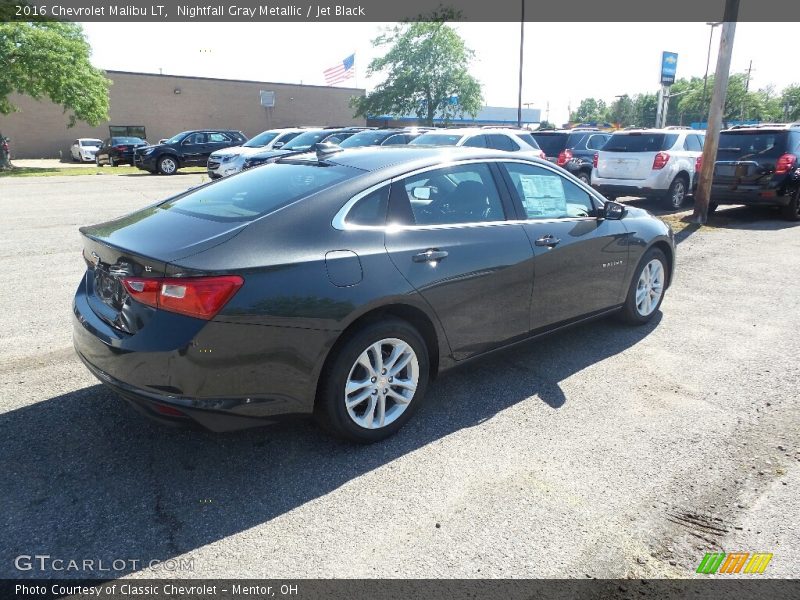 Nightfall Gray Metallic / Jet Black 2016 Chevrolet Malibu LT