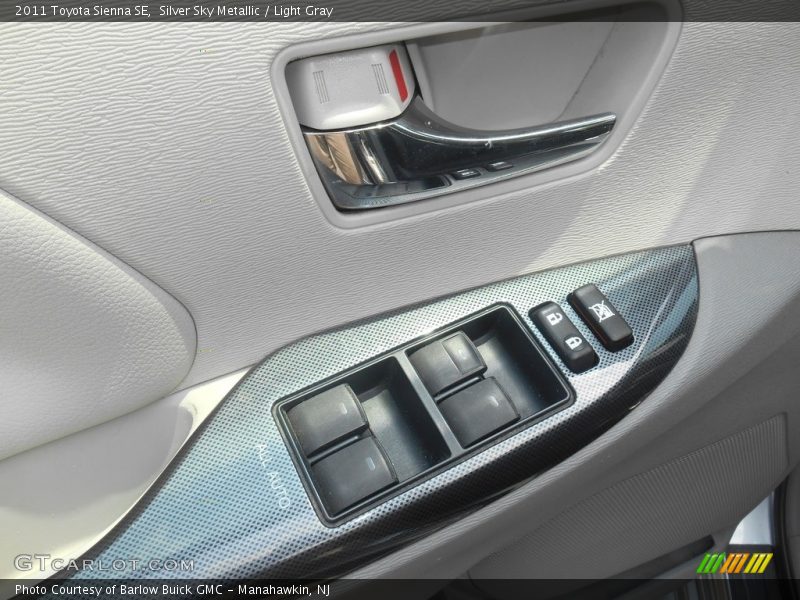 Silver Sky Metallic / Light Gray 2011 Toyota Sienna SE