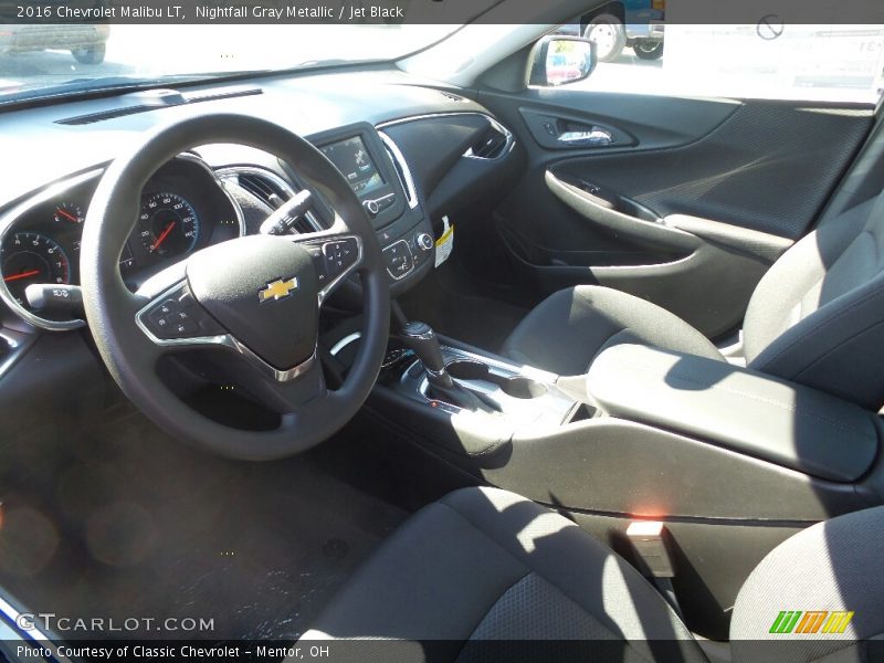 Nightfall Gray Metallic / Jet Black 2016 Chevrolet Malibu LT